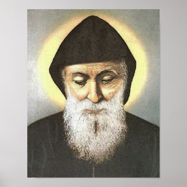 St. Charbel Makhlouf Poster (Framsidan)