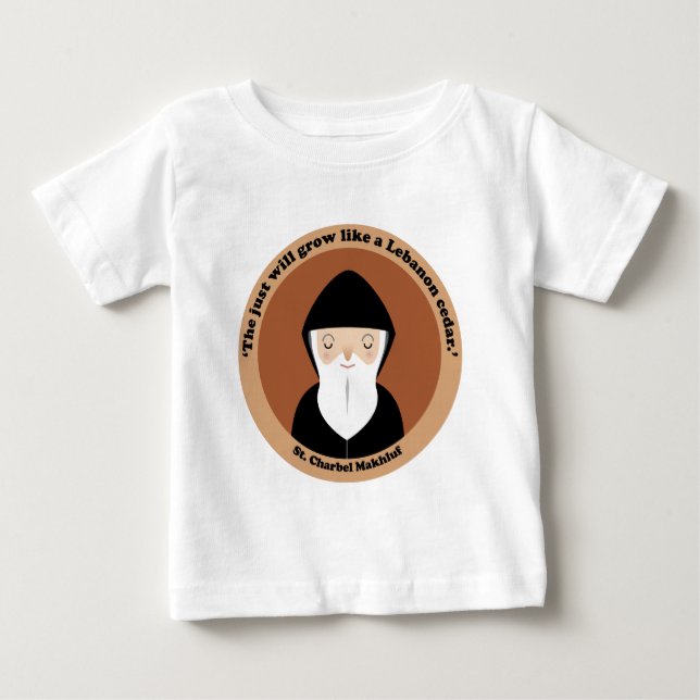 St. Charbel Makhluf T-shirt (Framsida)