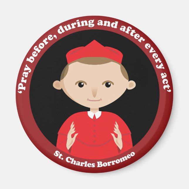 St. Charles Borromeo Magnet (Framsidan)