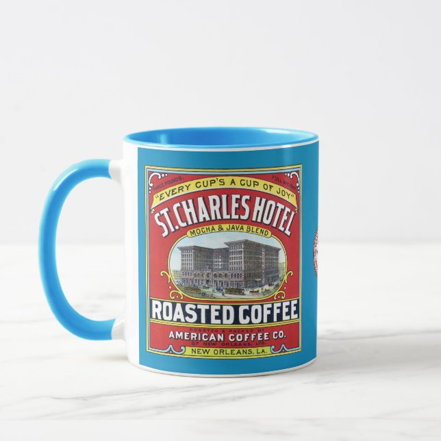 St Charles Hotel Rosted Coffee Mugg (Vänster)