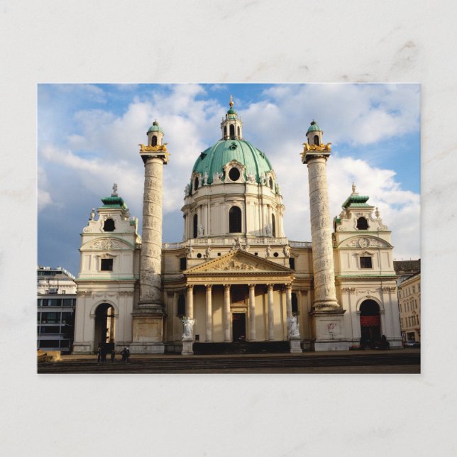 St. Charles kyrka Vykort (Framsida)