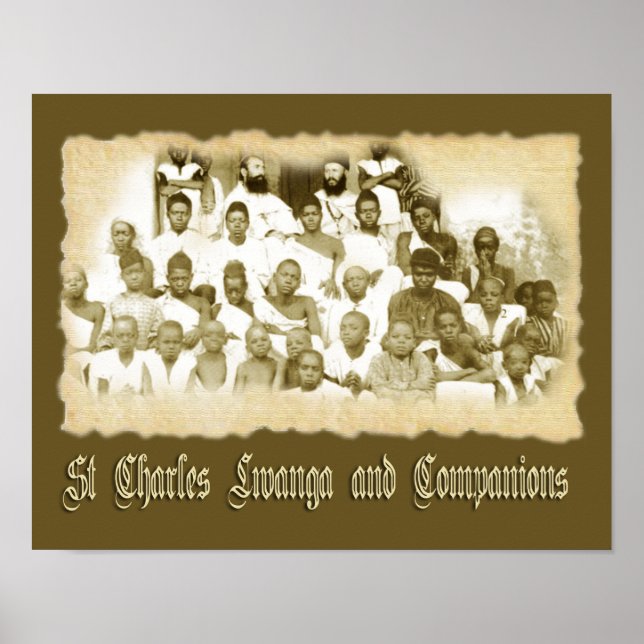 ST CHARLES LWANGA OCH COMPANGA POSTER (Framsidan)