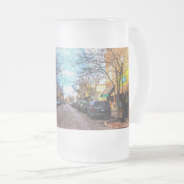 St Charles Main St Painterly Frosted Mugg (Framsida höger)