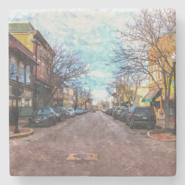 St Charles Main St Painterly Stenunderlägg (Framsidan)