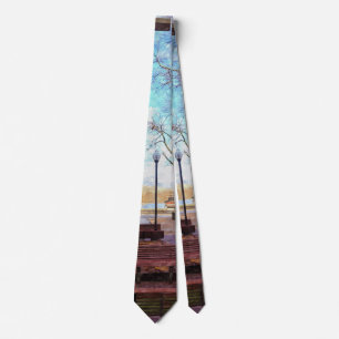 St Charles Walkway Painterly Neck Tie Slips