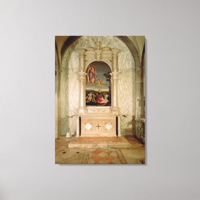 St. Christina Altarpart Canvastryck (Framsida)