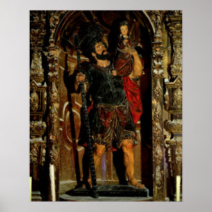 St Christopher 1597 Poster