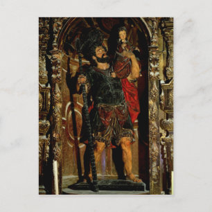 St. Christopher, 1597 Vykort