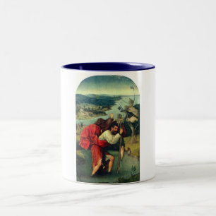 St Christopher av Bosch Två-Tonad Mugg