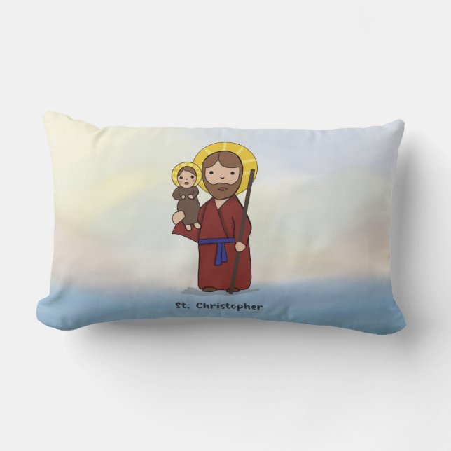 St. Christopher Feast Day Saint Lumbarkudde (Framsida)