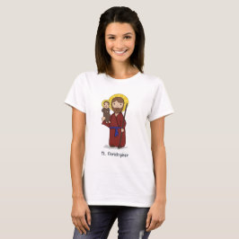 St. Christopher Feast Day Saint T Shirt