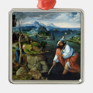 St Christopher Julgransprydnad Metall
