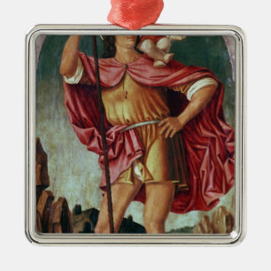 St Christopher Julgransprydnad Metall