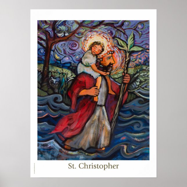 St. Christopher klassrumsaffisch Poster (Framsidan)