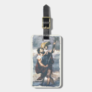 St Christopher säkra Travel hänger lös märkren! Bagagebricka