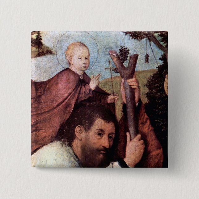 St Christopher specificerar 2 knäppas Knapp (Framsida)