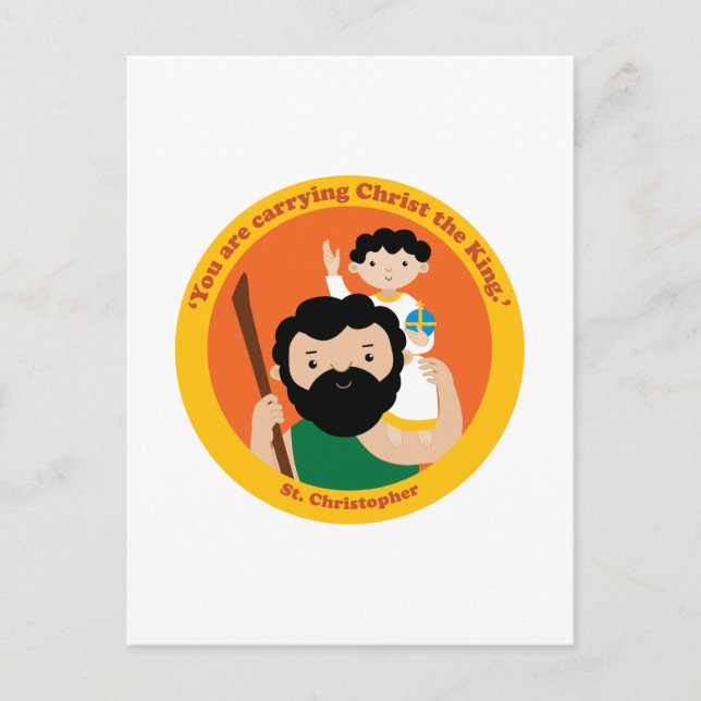 St. Christopher Vykort (Framsida)
