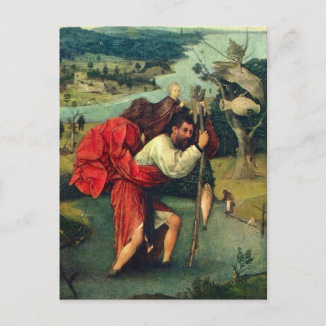 St. Christopher-vykort Vykort (Framsida)