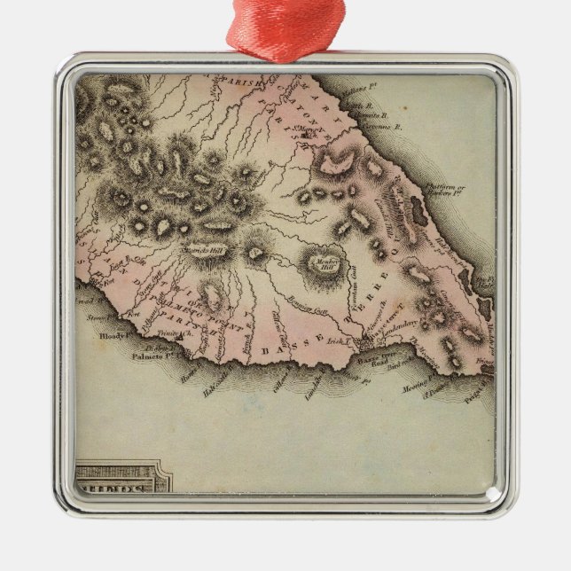 St Christophers Julgransprydnad Metall (Framsidan)