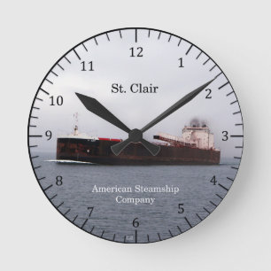 St. Clair-klocka Rund Klocka
