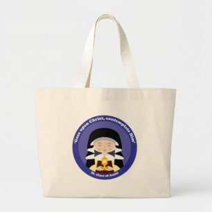 St. Clare av Assisi Jumbo Tygkasse