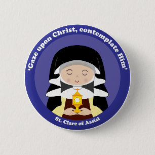 St. Clare av Assisi Knapp