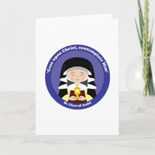 St. Clare av Assisi Kort