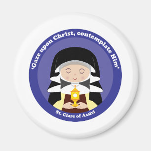 St. Clare av Assisi Magnet
