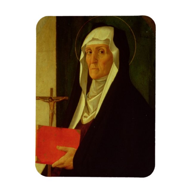 St. Clare, c.1485-90 (tempera on panel) Magnet (Vertikal)