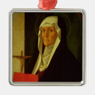 St. Clare, c.1485-90 (tempera på panel) Julgransprydnad Metall
