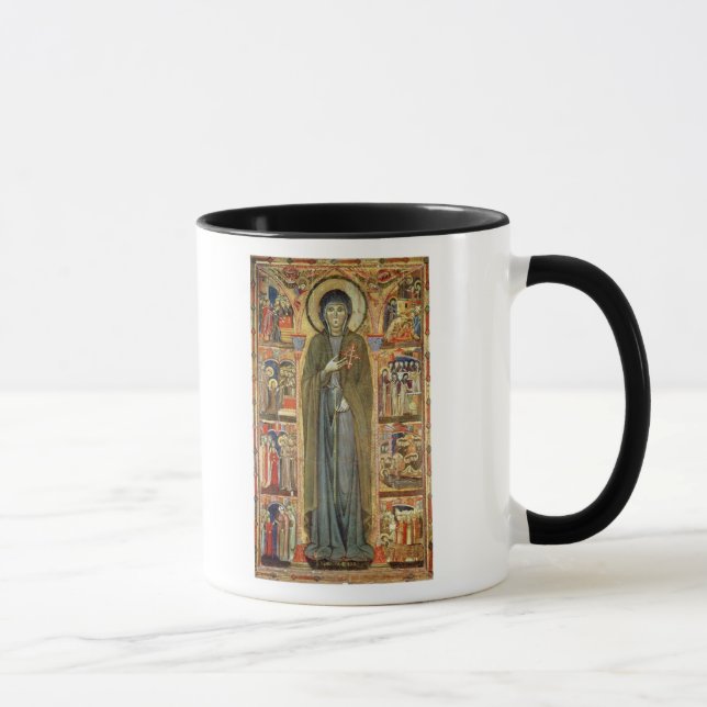 St. Clare med platser från henne liv Mugg (Höger)
