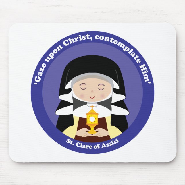 St. Clare of Assisi Musmatta (Framsidan)