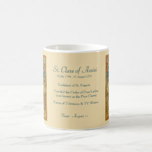 St. Clare of Assisi & Nuns (SAU27) Coffee Mugg 2.2