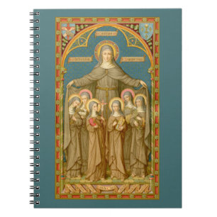 St. Clare of Assisi & Nuns (SAU 027) (Stil 2) Anteckningsbok