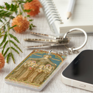 St. Clare of Assisi & Nuns (SAU 27) Nyckelring
