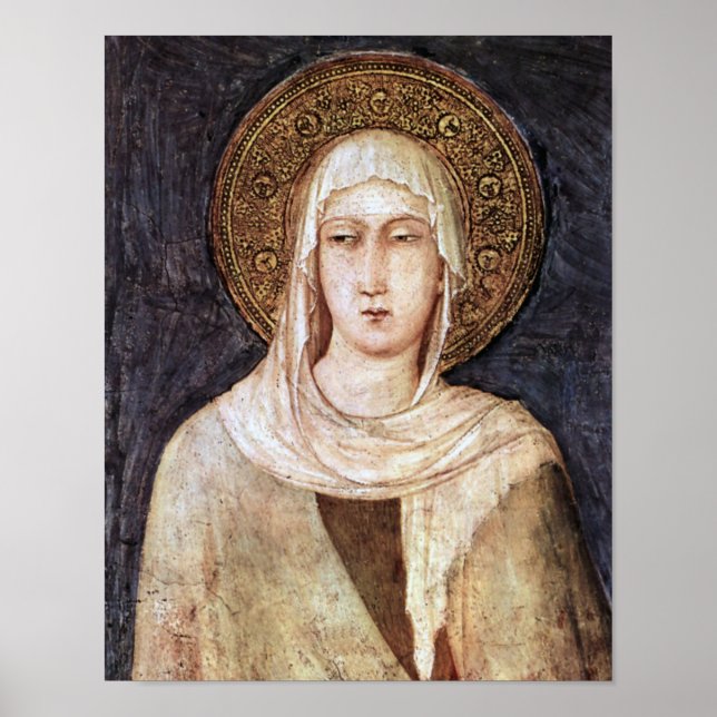 St Clare of Assisi Poster (Framsidan)