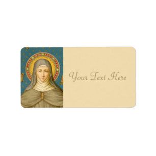 St. Clare of Assisi (SAU 027) Adressetikett