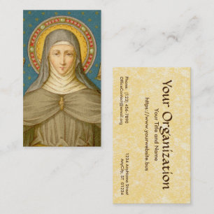 St. Clare of Assisi (SAU 027) FB Standard Visitkort