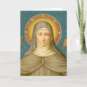 St. Clare of Assisi (SAU 027) Hälsning Kort