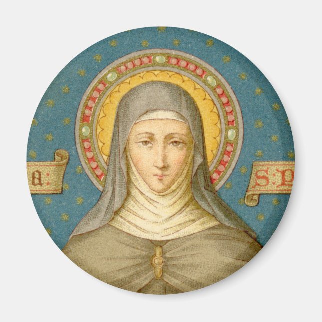 St. Clare of Assisi (SAU 027) Magnet (Framsidan)
