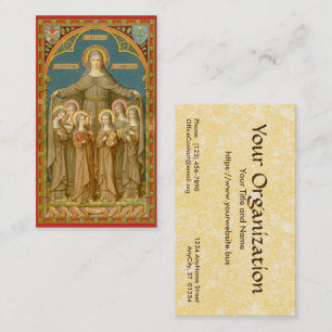 St. Clare of Assisi (SAU 027) Standard Visitkort