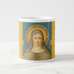 St. Clare of Assisi (SAU 027) XLarge Coffee Mugg 2 Jumbo Mugg