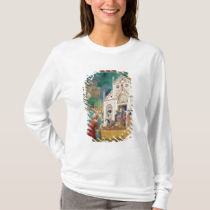 St. Clare omfamnar förkroppsliga av St Francis Tee