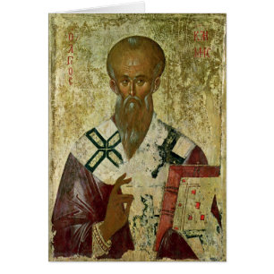 St Clement 14th-15th århundrade Hälsningskort