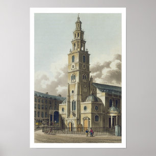 St Clement danskar kyrka, pub. vid Rudolph Poster