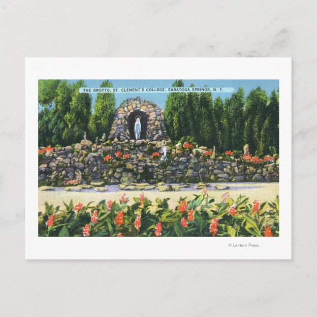 St. Clement's College Grotto Vykort (Framsida)