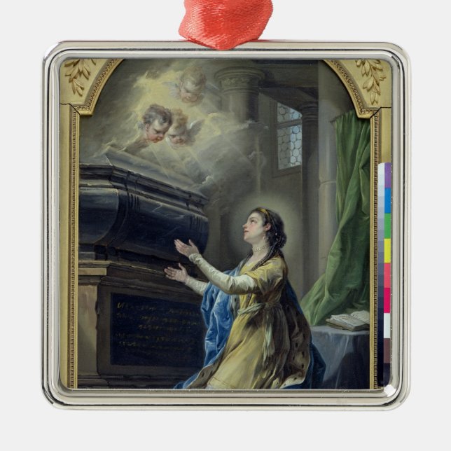 St. Clotilda Julgransprydnad Metall (Framsidan)
