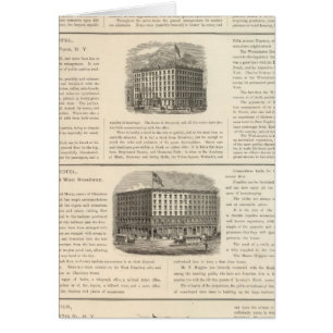 St Cloud Hotel, Westminster Hotel Hälsningskort