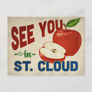 St. Cloud Minnesota Apple - Vintage resor Vykort