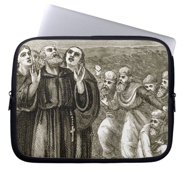 St. Columba som skanderar, och anfallit av Laptop Sleeve (Framsidan)